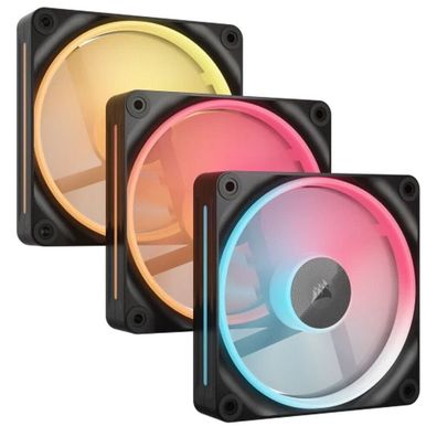 Icue Link Lx120-R Rgb Reverse (Schwarz, 3Er Pack)