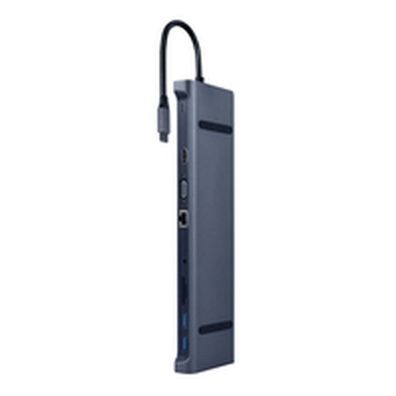 gembird USB Typ-C 10-in-1 Multi-Port-Adapter Spacegrau