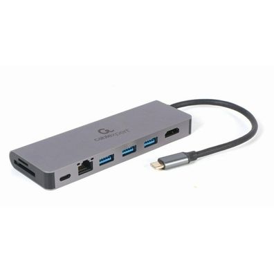gembird USB Typ-C 5-in-1 Kombi-Adapter