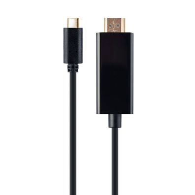 gembird USB-C auf HDMI Adapter, schwarz 4k@30 Hz