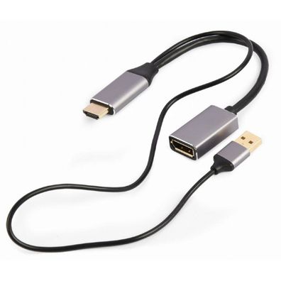 gembird 4k HDMI to Displayport adapter schwarz