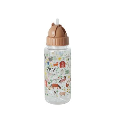 RICE Kinder Trinkflasche Farm Print 450 ml