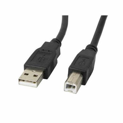 Lanberg KABEL USB-A(M)-> USB-B(M) 2.0 1.8M Schwarz