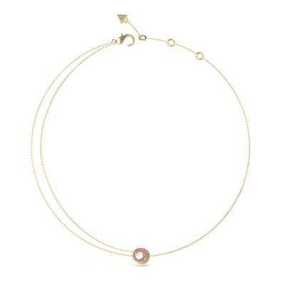 Stylische vergoldete Halskette Blooming Summer JUBN05226JWYGPKT/U