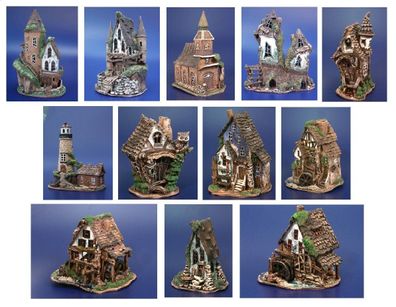 Keramikhäuser / Lichthäuser - The Phantastic Houses 12,5 - 32,0 cm