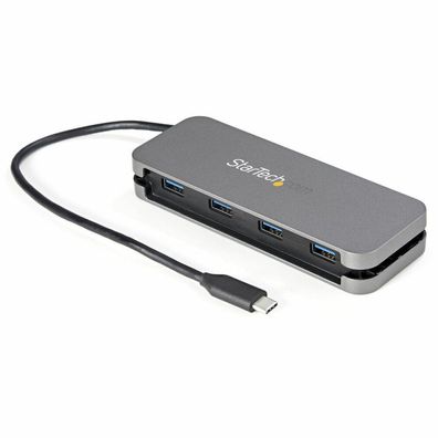 Startech USB-C Hub 4Port USB-A 28,5cm Kabel silber