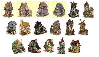 Keramikhäuser / Lichthäuser - The Phantastic Houses 13,0 - 36,5 cm