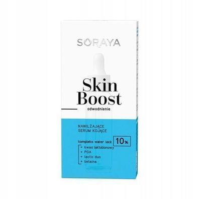 Soraya Skin Boost Feuchtigkeitsserum, Beruhigendes Serum gegen Austrocknung, 30m