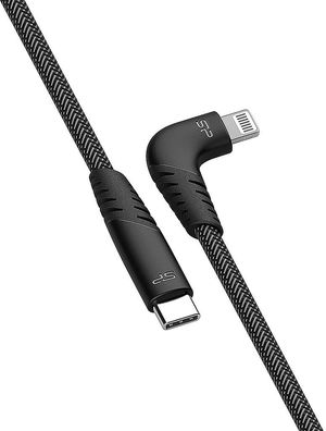 Silicon Power Kabel USB-C - Lightning Boost Link Nylon 1m, grau (LK50CL)