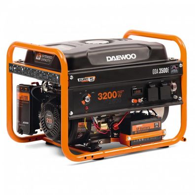 BENZIN-GENERATOR 3,2KW 230V/GDA 3500E DAEWOO
