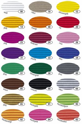 Folia 741051 Bastelwellpappe - 50 x 70 cm, grün