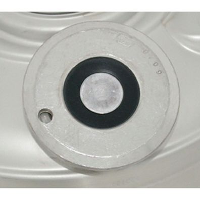 Bier-Fitting für Reinigungsbehälter aus Edelstahl, Art Flach- Fitting