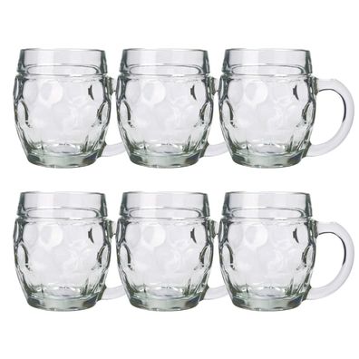 Bierglas, Bierkrug, Maßkrug, Bierseidel 6er Set Biergläser, Tübinger - 0,3 Liter