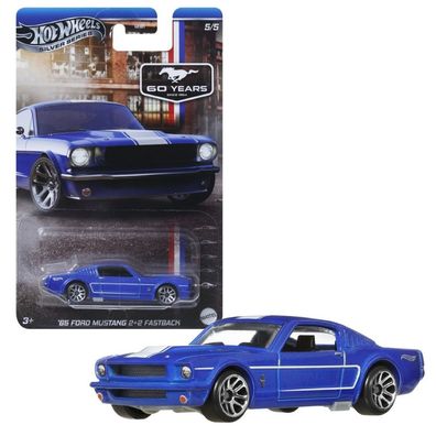 Ford Mustang Fastback 2 + 2 JBY54 | Hot Wheels Silver Series Fahrzeug