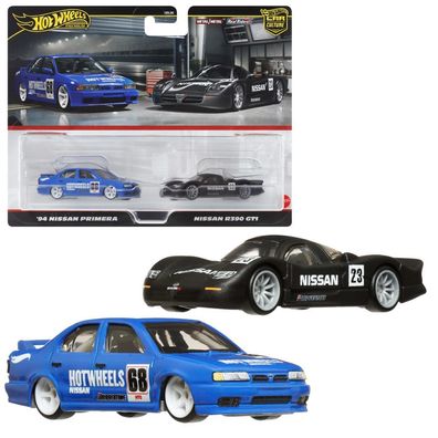 Nissan Primera + Nissan R390 GT1 | Hot Wheels Premium Fahrzeuge