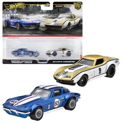 Corvette Stingray Coupe + Copo Corvette | Hot Wheels Premium Fahrzeuge