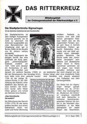 Das Ritterkreuz-Mitteilungsblatt der OG der Ritterkreuzträger e.V. 3-1995