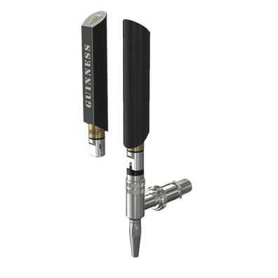 Kompensatorhahn, Zapfhahn, Bierzapfhahn für Guinness, Farbe Edelstahl