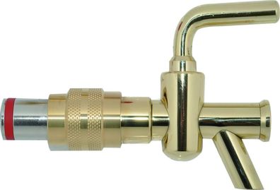 Zapfhahn, Bierhahn, Schankhahn, Fassanschlaghahn - Rheinland, mit Arretierautomatik