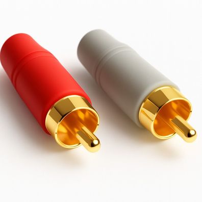 Abschluss-Stecker 50 Ohm für analoge Eingänge - Cinch - Paar - audio-IN -tERM50