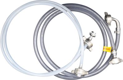 Getränkeschlauch für Heißgetränkegeräte - 7 mm komplett fertig, ca 1,5 m