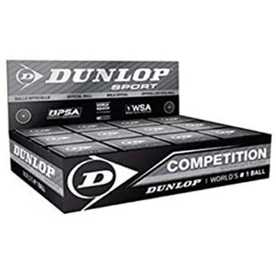 Squashball Dunlop Competition 12er-Box