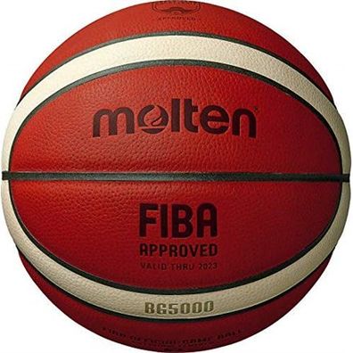 Basketball-Ball-Wettbewerb MOLTEN B7G5000 FIBA Premium-Leder Größe 7