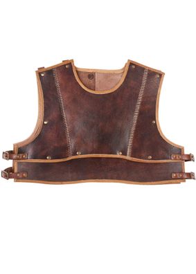 Leder Brustschutz Arnulf, braun