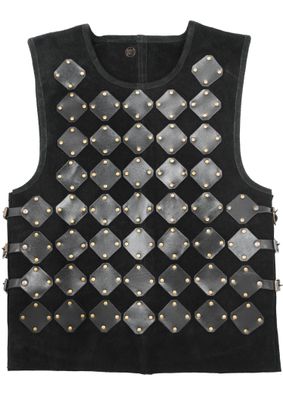 Wildleder Torso Rüstung Vares, schwarz