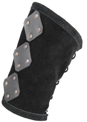 Wildleder Armschützer Vares, schwarz