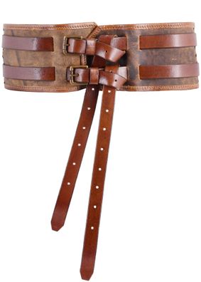 Gürtel Sindri aus Fettleder, braun