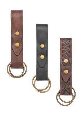 Rockzipfel Halter aus Leder, Mittelalter Gürtelhalter