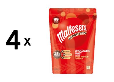 4 x Mars Protein Maltesers Protein Powder (450g) Chocolate Malt