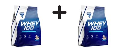 2 x Trec Nutrition Whey 100 (2275g) Chocolate Coconut