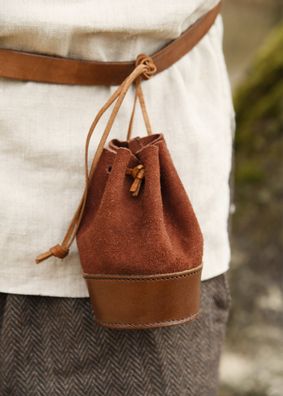 Mittelalter Beutel aus Leder