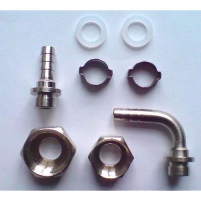 CO2-Schlauchtüllenset, 8 Teile - 10mm