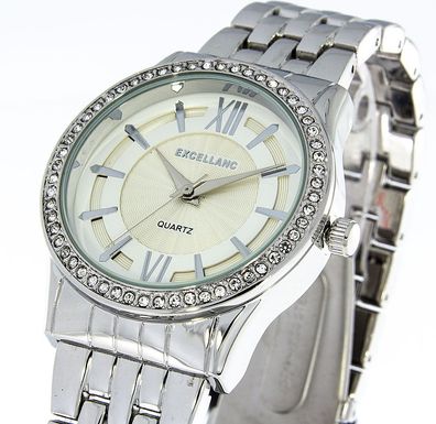 Damenuhr Excellanc Farbe silber 36mm