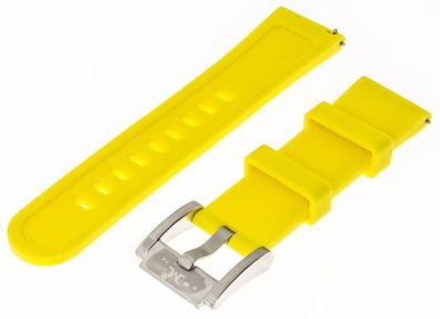 Uhrenarmband TW-Steel gelb silber Silikon