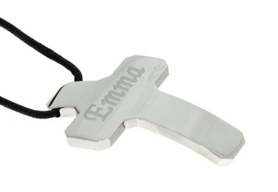 Chronotech Kreuzanhänger mit Namensgravur