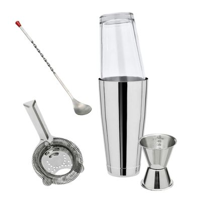 ocktail Set - Boston Shaker mit Original Mixing-Glas