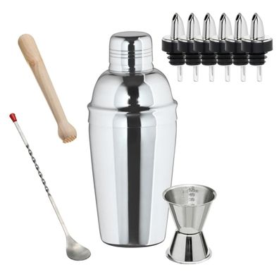 Cocktail Shaker set - 3-teiliger, Edelstahl