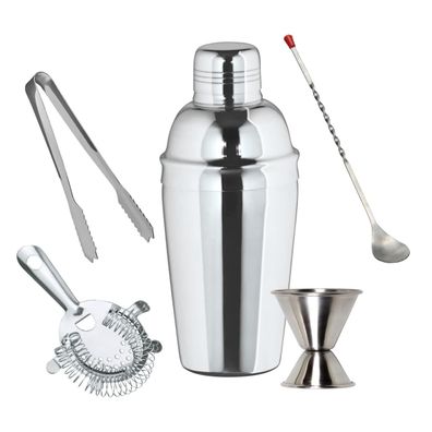 Cocktail Shaker, Edelstahlshaker Set, 3-teiliger, groß