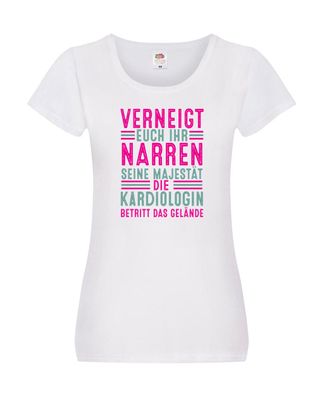 Verneigt euch: Kardiologin | Kardiologie Damen Shirt Weiß