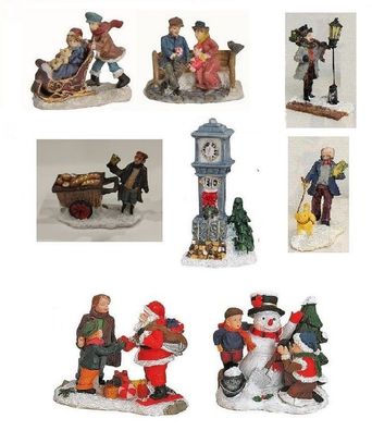 Wurm - Figuren 5 und 7, Höhe 5,0 - 8,0 cm, Weihnachtsdorf