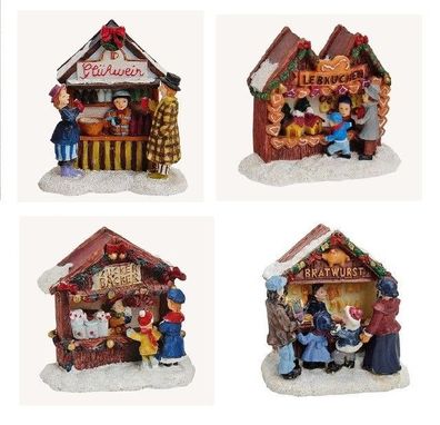 Wurm - Weihnachtsmarktstände für Ihr Weihnachtsdorf, 7,0 - 8,0 cm
