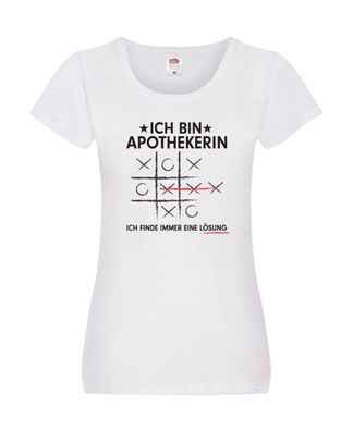 Lösung finden: Apothekerin | Apotheke | Pharmazie v2 Damen Shirt Weiß