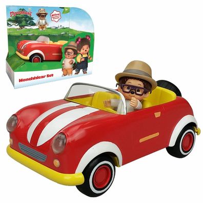 Monchhicar Spielset | Monchhichi | Fahrzeug mit Spielfigur Willow