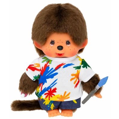 Junge im Maler-Outfit | 20 cm | Monchhichi Puppe | Fashion