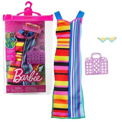 Colorful Stripes | Barbie Puppen-Kleidung | Mattel | Trend Mode