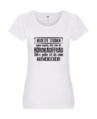 Neuste Studien: Bürokauffrau | Kauffrau Damen Shirt Weiß